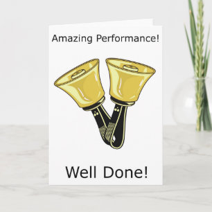 Handbells - Performance Greetings Card Kaart