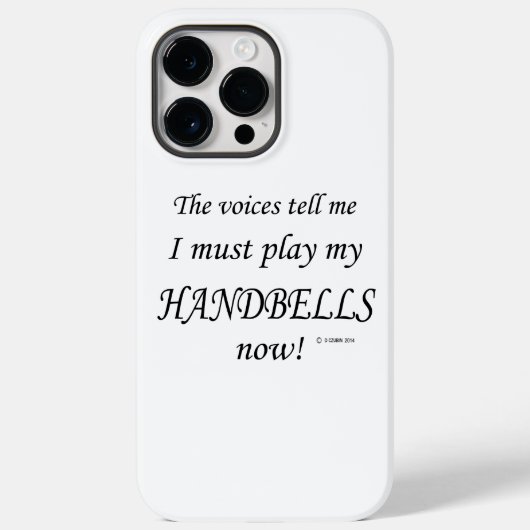 Handbells Stemmen zeggen moet Hoesje-Mate iPhone C Case-Mate iPhone Case (Achterkant)