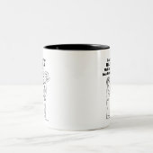 Handbells Zombie Explode Two-Tone Coffee Mok (Center)