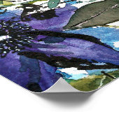 Handbeschilderd waterverf poster (Hoek)