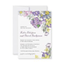 Handbeschilderd waterverfsel narcissen daffodil