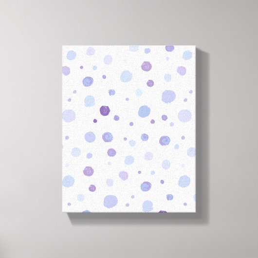 Handbeschilderde stippen canvas afdruk (Voorkant)