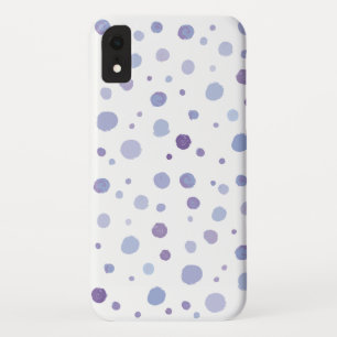 Handbeschilderde stippen iPhone XR hoesje