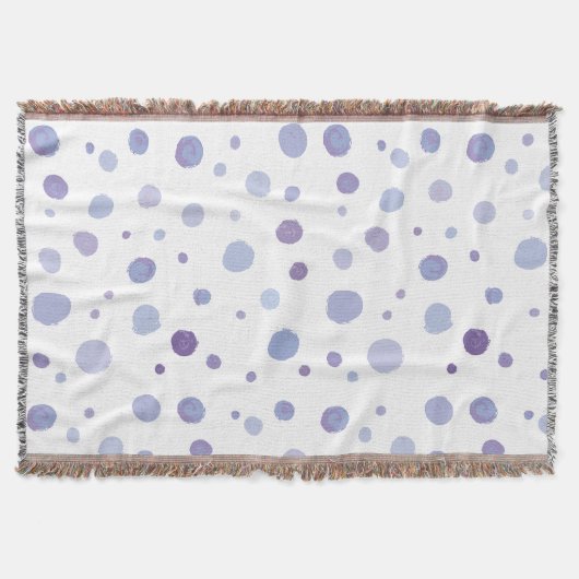 Handbeschilderde stippen deken (Voorkant)