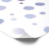 Handbeschilderde stippen foto afdruk (Hoek)