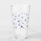 Handbeschilderde stippen glas (Achterkant)