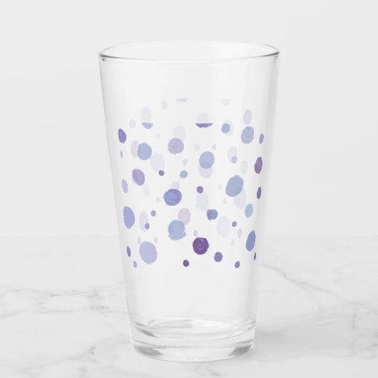 Handbeschilderde stippen glas (Voorkant)