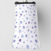 Handbeschilderde stippen golfheadcover (Draai 90)