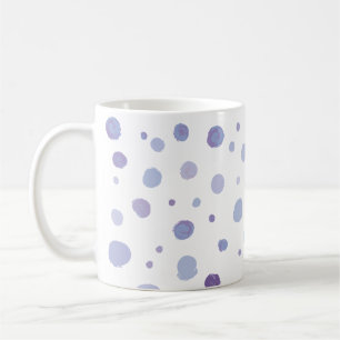 Handbeschilderde stippen koffiemok