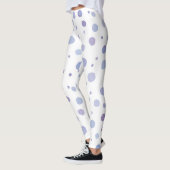 Handbeschilderde stippen leggings (Links)