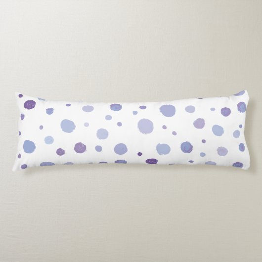 Handbeschilderde stippen lichaamskussen (Voorkant)