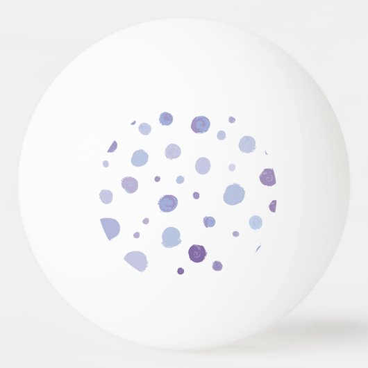 Handbeschilderde stippen pingpongballen (Achterkant)