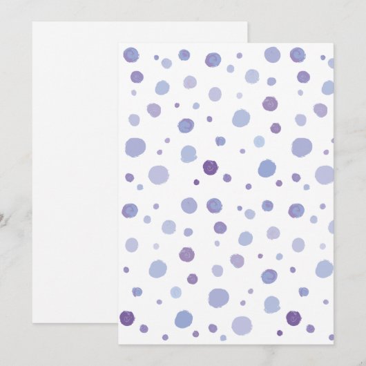 Handbeschilderde stippen programma (Voorkant / Achterkant)