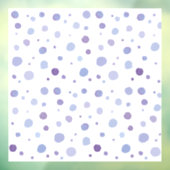 Handbeschilderde stippen raamsticker (Vel 3)