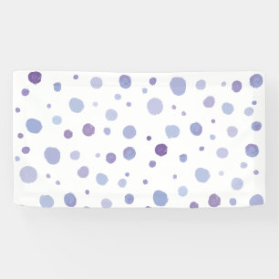 Handbeschilderde stippen spandoek