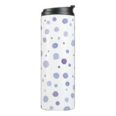 Handbeschilderde stippen thermosbeker (Gedraaid links)