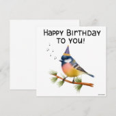 Handbeschilderde vogelgriepkaart (Voorkant / Achterkant)