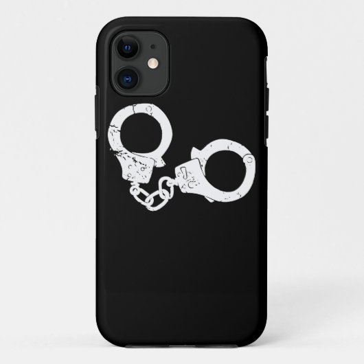 Handboeien Politiewetshandhavingsbescherming Serve Case-Mate iPhone Case (Achterkant)