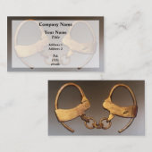  handboeien visitekaartje (Voorkant / Achterkant)