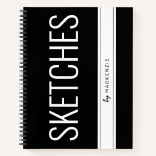 Handboek met Grote Titel Gepersonaliseerde Naam Notitieboek