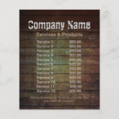 handboorei voor de bouw van houtkorrels flyer (Achterkant)