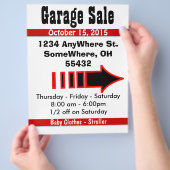 Handbordbrochure verkoop flyer (Hand)