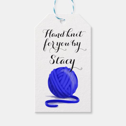 Handbreien voor u Gepersonaliseerd met zorginfo Cadeaulabel (Voorkant)