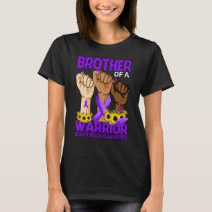 Handbroeder van een migraine met wortel t-shirt