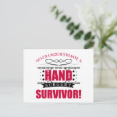 Handchirurgie Survivor Briefkaart (Staand voorkant)