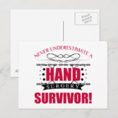 Handchirurgie Survivor Briefkaart (Voorkant / Achterkant)
