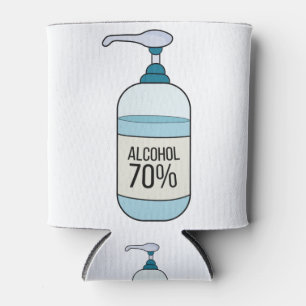 Handdesinfectiegel met 70% alcohol blikjeskoeler