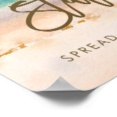 Handdesinfectiepost bruiloft bord poster (Hoek)