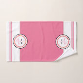 Handdoek in de Powder Room (roze) (Handdoek)