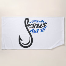 Handdoek. Jezus heeft het gedaan.