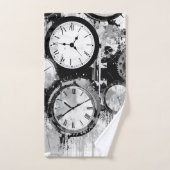 handdoek met uurwerk (Handdoek)