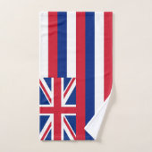Handdoek met vlag van Hawaii State, Verenigde Stat (Handdoek)