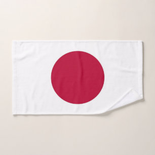 Handdoek met vlag van Japan