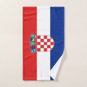 Handdoek met vlag van Kroatië (Handdoek)