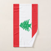 Handdoek met vlag van Libanon (Handdoek)
