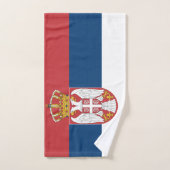 Handdoek met vlag van Servië (Handdoek)