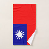 Handdoek met vlag van Taiwan (Handdoek)