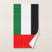 Handdoek met vlag van Verenigde Arabische Emiraten (Handdoek)
