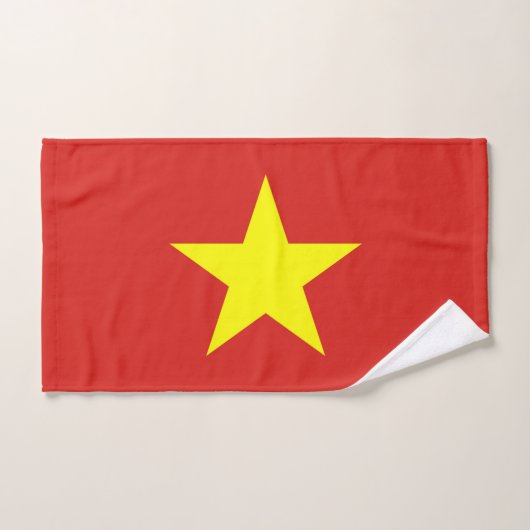 Handdoek met vlag van Vietnam (Handdoek)