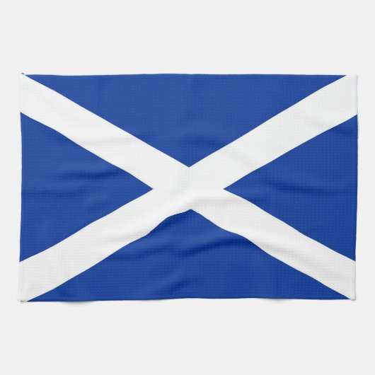 handdoek onder de vlag van schotland (Horizontaal)