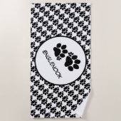 Handdoek - Polydactyldoekjes en plaatsnaam (Voorkant)