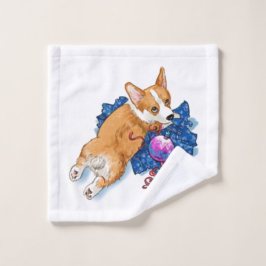 Handdoek Schattigee puppy (Wasdoekje)