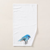 Handdoek Sets : Blauwe Vogel (Handdoek)