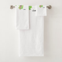 Handdoek Sets : Exotische Vogels 