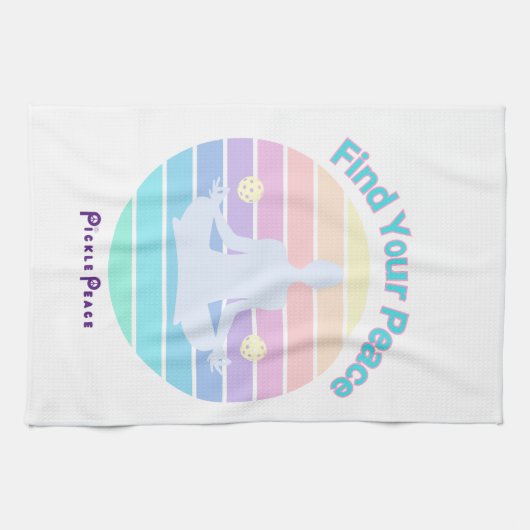 Handdoek van Pickle Peace (Horizontaal)