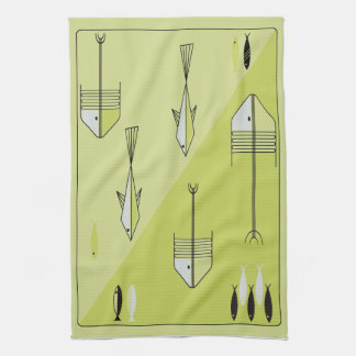 Handdoeken FABULOUS 1950 FISH Retro 200 COLORS